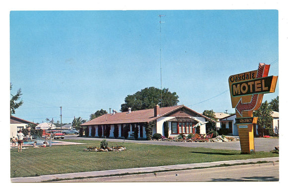 Oakdale Motel, Oakdale, CA [Postcard]