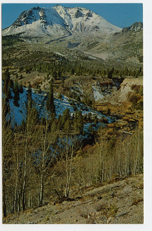 Lassen Peak in Lassen Volcanic National Park, CA [Postcard]