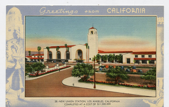 New Union Station, Los Angeles, CA [Postcard]