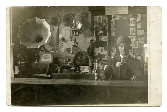 Inside a Saloon [Postcard]