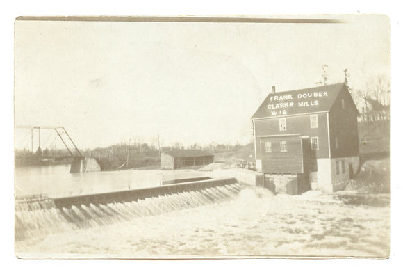Frank Clarke, Doubek Mills, Cato, Manitowoc, WI [Postcard]