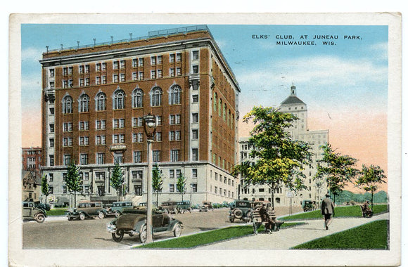 Club, at Juneau Park, Milwaukee, WI [Postcard]