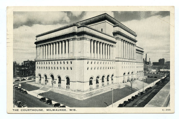 The Courthouse, Milwaukee, WI [Postcard]