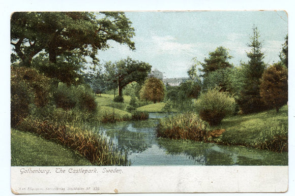 The Castlepark, Gothenburg, Sweden [Postcard]