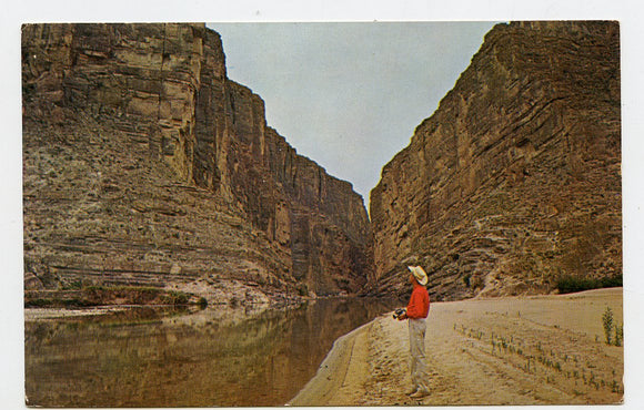 Santa Elena Canyon and Rio Grande, Big Bend National Park, TX [Postcard]