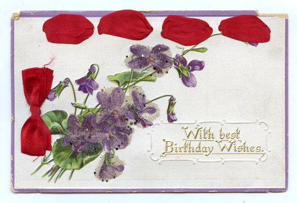 With Best Birthday Wishes [Postcard]