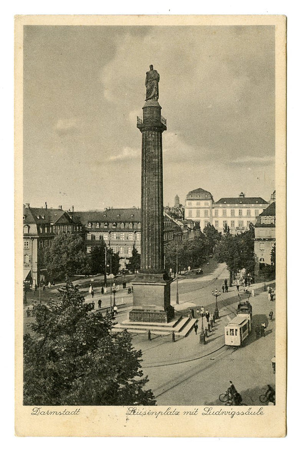 Ludwig Memorial, Darmstadt, Germany [Postcard]