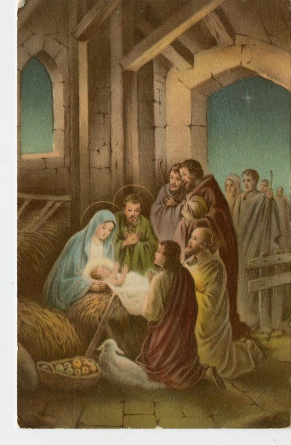 Baby Jesus in the Manger [Postcard]