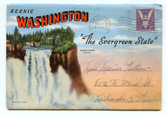Scenic Washington, The Evergreen State, Souvenir Postcard Folder [Postcard]