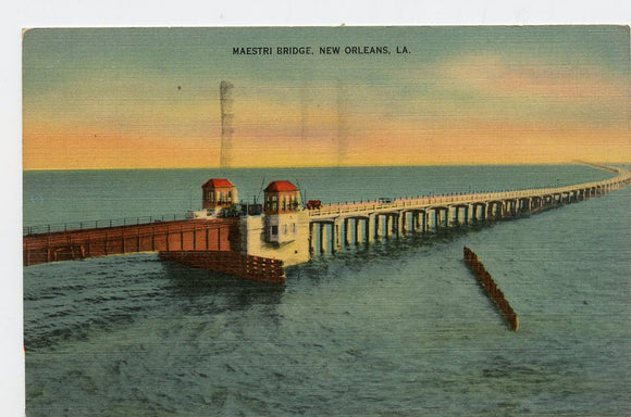 Maestri Bridge, New Orleans, LA [Postcard]