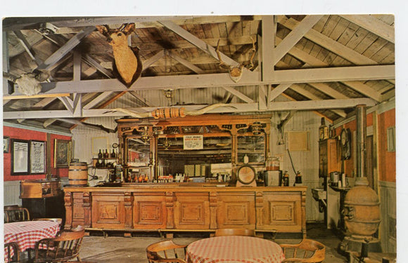 Interior of the Alamo Saloon, Old Abilene Town, Abilene, KS [Postcard]