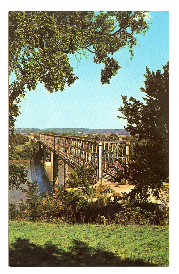 Old Bridge, Ft. Leavenworth, KS [Postcard]