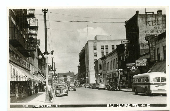 So. Barstow St., Eau Claire, WI [Postcard]