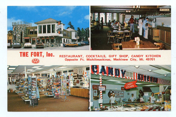 The Fort, Inc., Mackinaw City, MI [Postcard]