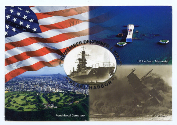 Remember December 7, 1941, Pearl Harbor [Postcard]