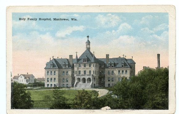 Holy Family Hospital, Manitowoc, WI [Postcard]
