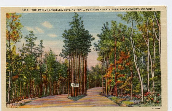 The Twelve Apostles, Skyline Trail, Peninsula State Park, Door County, WI [Postcard]