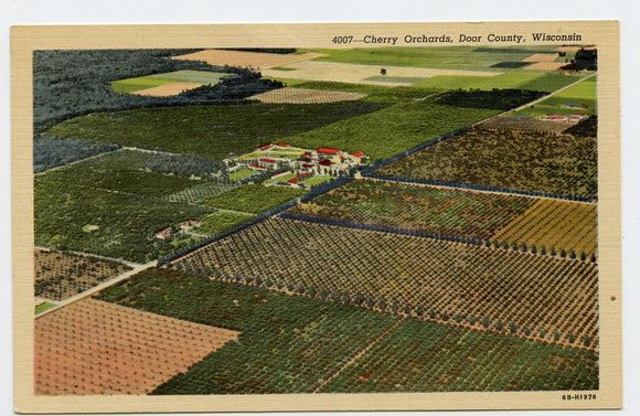 Cherry Orchards, Door County, WI [Postcard]
