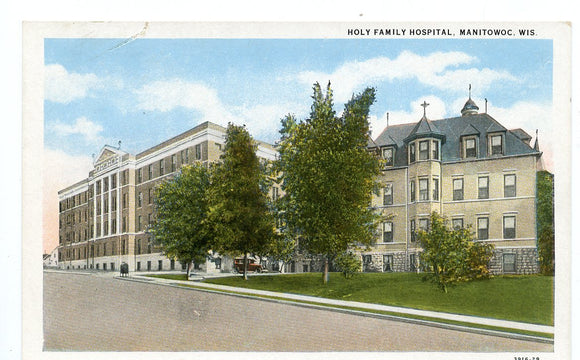 Holy Family Hospital, Manitowoc, WI [Postcard]