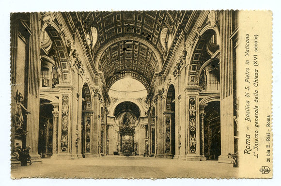 Vatican Basilica, Rome [Postcard]