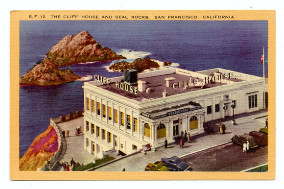 The Cliff House and Seal Rocks, San Francisco, CA [Postcard]