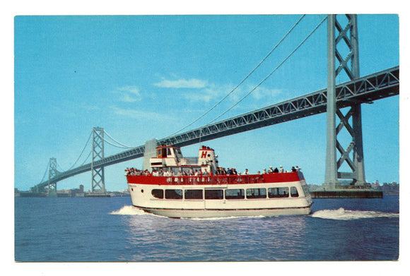 M. S. Harbor Queen, Sight-Seeing Boat, San Francisco, CA [Postcard]