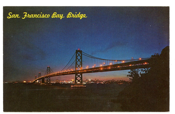 Bay Bridge, San Francisco, CA [Postcard]
