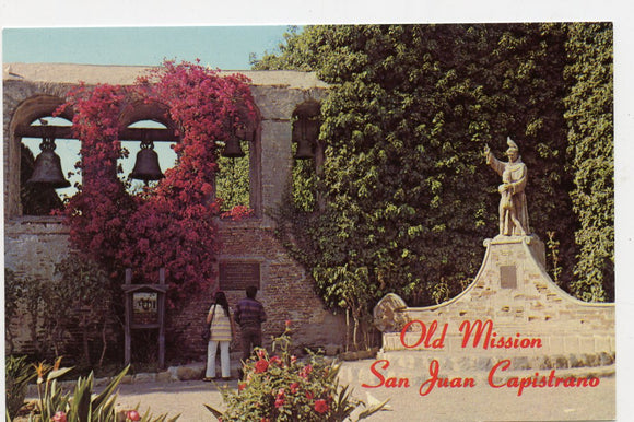 San Juan Capistrano Mission Courtyard, San Juan Capistrano, CA [Postcard]