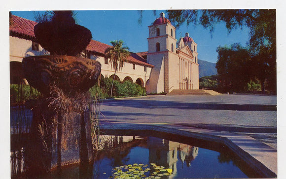 Mission Santa Barbara Reflections, Santa Barbara, CA [Postcard]
