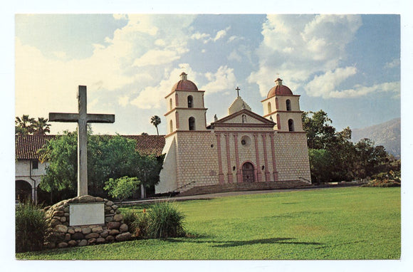 Santa Barbara Mission, Santa Barbara, CA [Postcard]