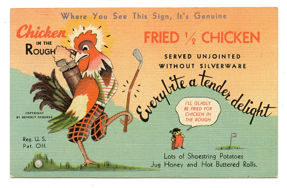 Chicken in the Rough Reataurant, Oklahoma City, OK [Postcard]