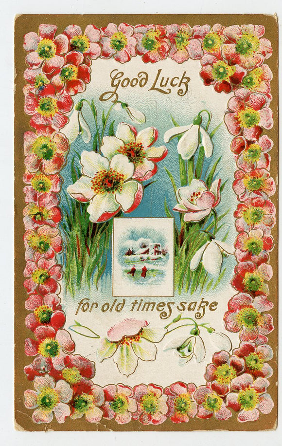 Good Luck for Old Times Sake [Postcard]