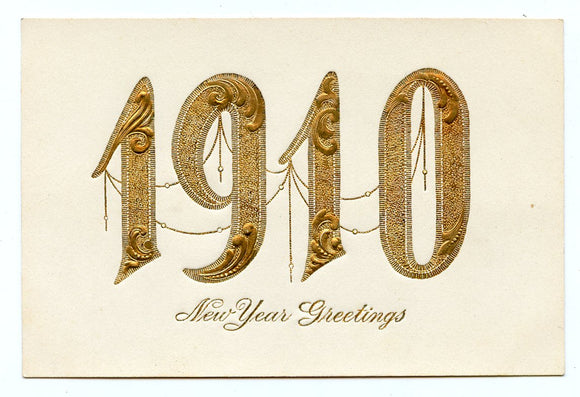 1910 New Year Greetings [Postcard]