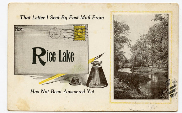 Rice Lake, WI [Postcard]