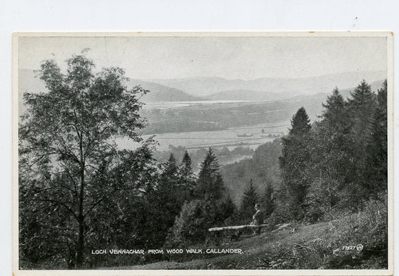 Lake Vennachar, from Wood Walk, Callander [Postcard]