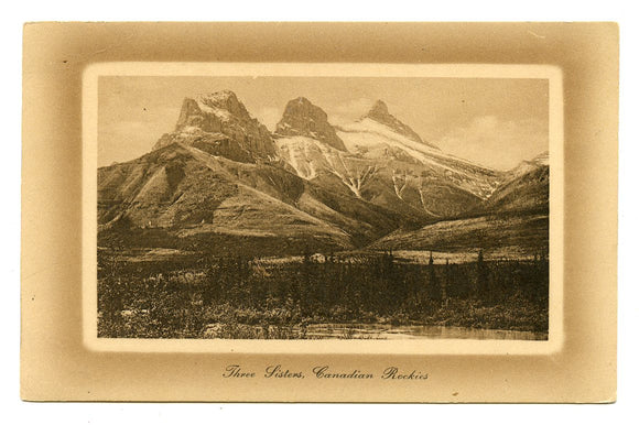 Three Sisters, Canadian Rockies [Postcard]