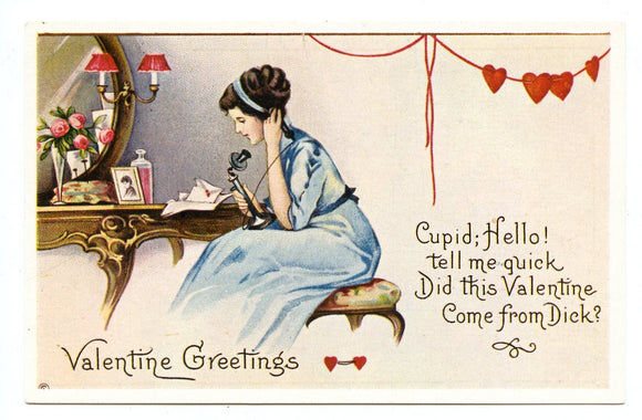 Valentine Greetings [Postcard]