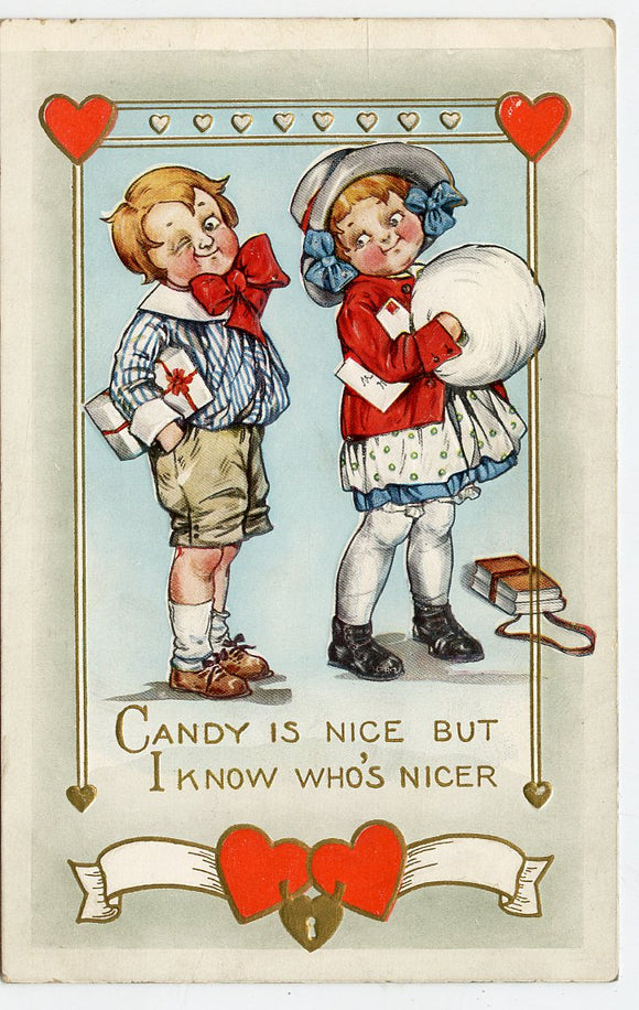 Candy is Nice, But I Know Who's Nicer [Postcard]