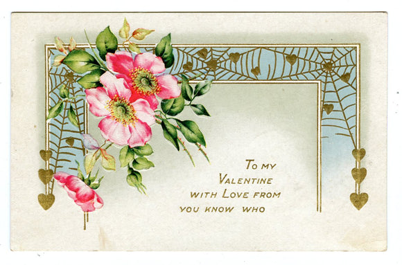 To My Valentine With Love From You Know Who [Postcard]