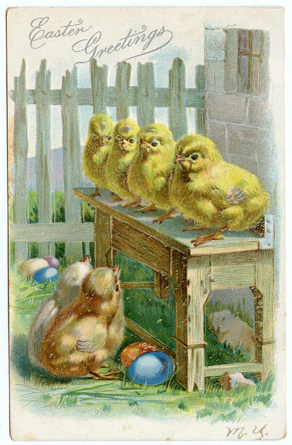 Easter Greetings [Postcard]