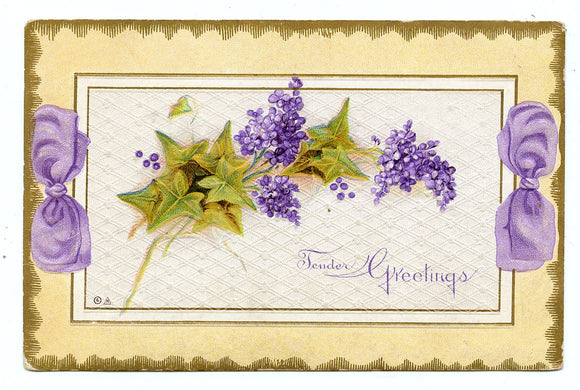 Tender Greetings [Postcard]