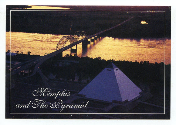 Memphis and the Pyramid, Memphis, TN [Postcard]