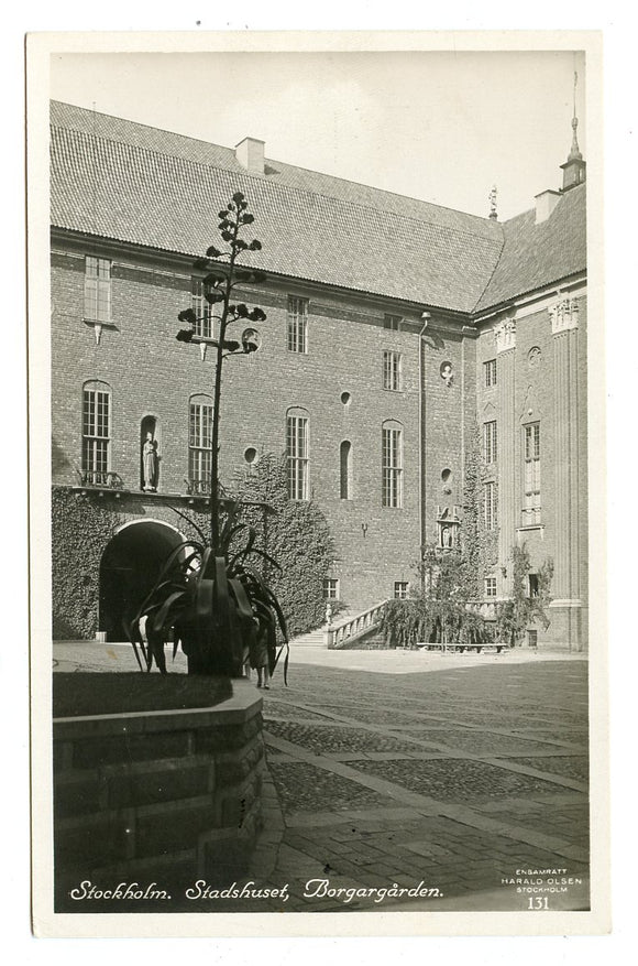 Stadshuset, Borgargarden, Stockholm [Postcard]