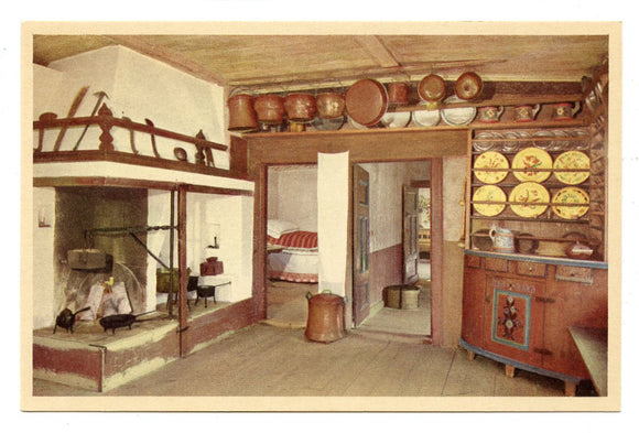 Delsbogarden fran Halsingland, Skansen, Stockholm [Postcard]