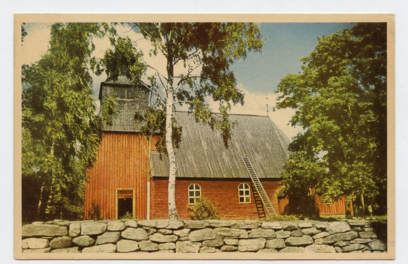 Seglora Kyrka, Skansen, Stockholm [Postcard]