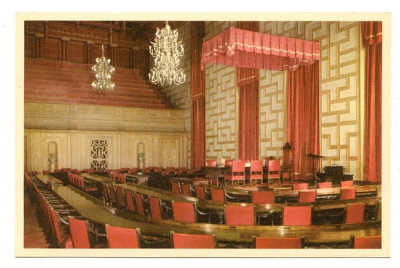 Council Room, City Hall, Stockholm [Postcard]