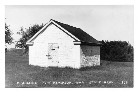 Magazine, Fort Atkinson State Park, Fort Atkinson, IA [Postcard]