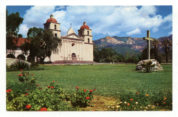 Mission Santa Barbara, Santa Barbara, CA [Postcard]