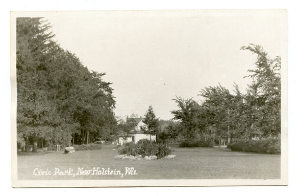 Civic Park, New Holstein, WI [Postcard]