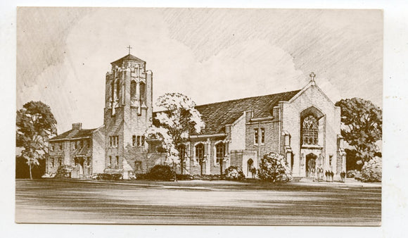 Church and Rectory, St. Andrew's Congregation, Manitowoc, WI [Postcard]